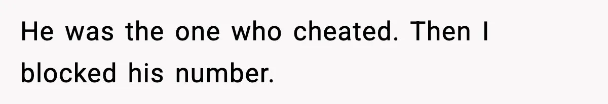 Man Lies To His Mum About Breakup, So His Ex Sends Proof Of His Affairs He was the one who cheated. Then I blocked his number.