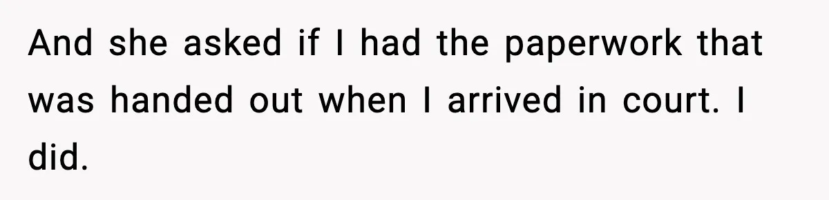Man Questions Parking Ticket Code, Judge Rules City’s Tickets Invalid And she asked if I had the paperwork that was handed out when I arrived in court. I did.