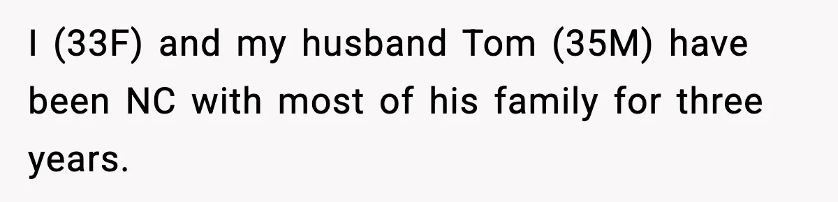 Woman Tells MIL She “Made Her Choice” After Years of Siding With Husband’s Ex I (33F) and my husband Tom (35M) have been NC with most of his family for three years.