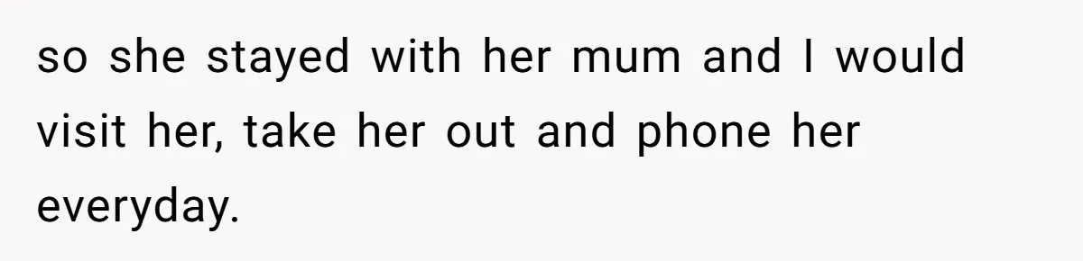 Father Calls Out Ex Wife After She Sabotages Daughter’s Hair And Plays Victim Online so she stayed with her mum and I would visit her, take her out and phone her everyday.