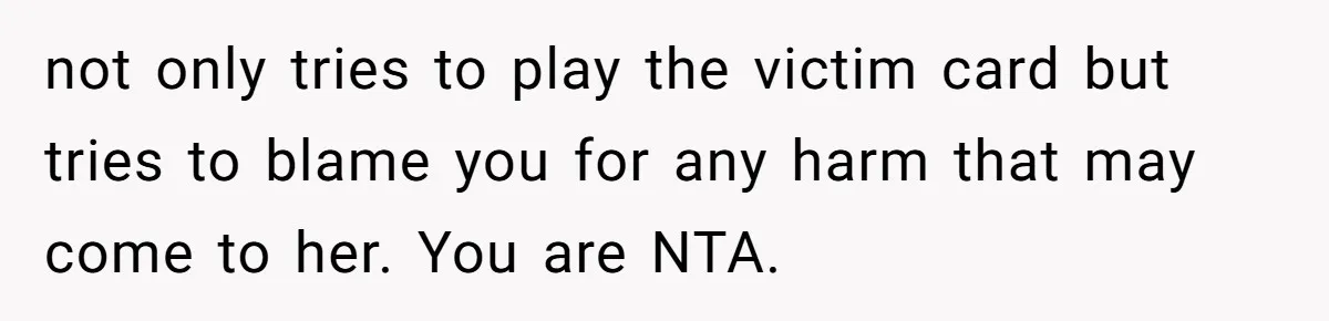 Father Calls Out Ex Wife After She Sabotages Daughter’s Hair And Plays Victim Online not only tries to play the victim card but tries to blame you for any harm that may come to her. You are NTA.
