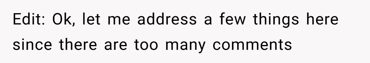 Edit: Ok, let me address a few things here since there are too many comments