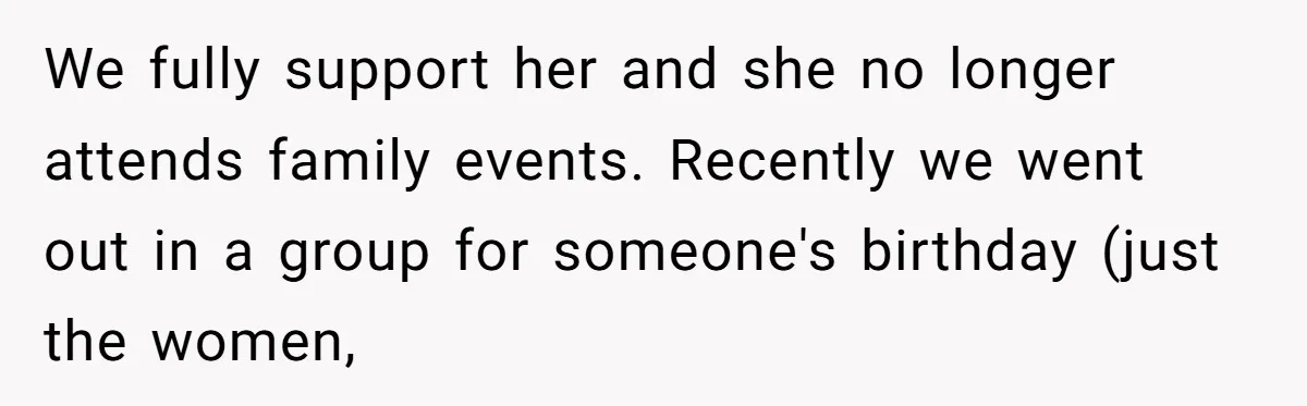 Does Being Intelligent Give a 13-Year-Old a Pass for Being Disrespectful? We fully support her and she no longer attends family events. Recently we went out in a group for someone's birthday (just the women,