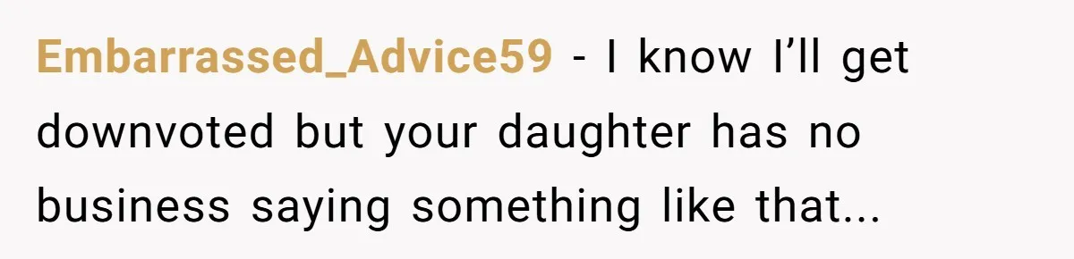 Does Being Intelligent Give a 13-Year-Old a Pass for Being Disrespectful? Embarrassed_Advice59 − I know I’ll get downvoted but your daughter has no business saying something like that...