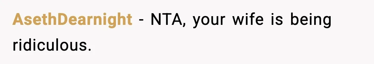 Dad Gives Embarrassed Boy His Daughter’s Pants, Wife Calls It a Huge Mistake AsethDearnight - NTA, your wife is being ridiculous.