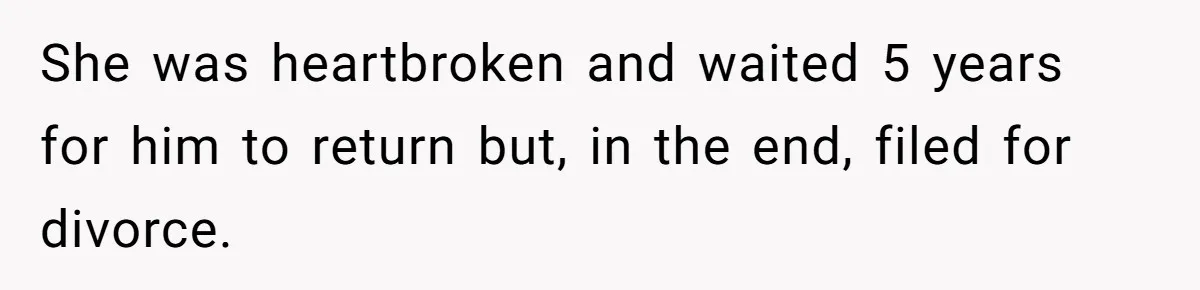 Dad Walks Out For 8 Years, Then Gets Hurt When His Daughter Admits She Doesn’t Remember Him She was heartbroken and waited 5 years for him to return but, in the end, filed for divorce.