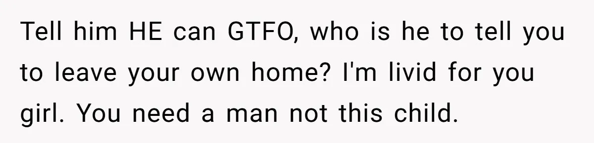 Man Dumps 20 Pounds Of Candy In Kids’ Bags, Then Tells Girlfriend To Fix His Mess Tell him HE can GTFO, who is he to tell you to leave your own home? I'm livid for you girl. You need a man not this child.