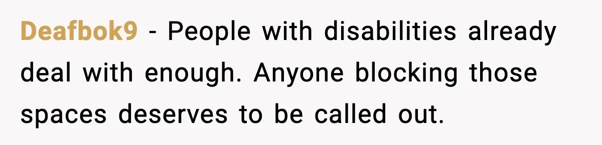 Cop Parks in Handicap Spot, Then Gets a Brutal Reality Check Hours Later Deafbok9 - People with disabilities already deal with enough. Anyone blocking those spaces deserves to be called out.