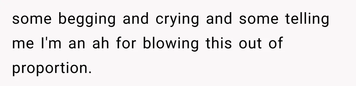 Husband Secretly Gave Away Toddler’s Ashes After Wife Said No, Calls It “Not A Big Deal” some begging and crying and some telling me I'm an ah for blowing this out of proportion.