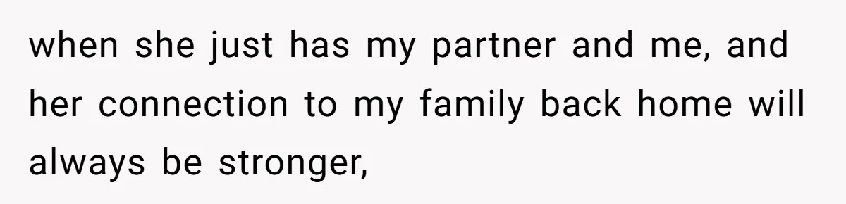 How One Parent’s Attempt to Keep Their Culture Alive Became a Source of Sibling Bitterness when she just has my partner and me, and her connection to my family back home will always be stronger,