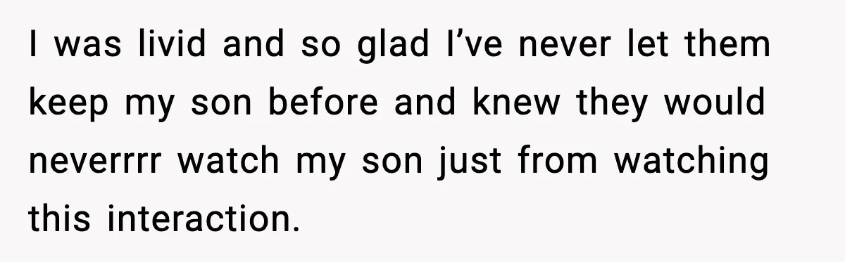 SIL Leaves Baby in Dirty Diaper for Nearly an Hour, Drama Erupts After Call I was livid and so glad I’ve never let them keep my son before and knew they would neverrrr watch my son just from watching this interaction.