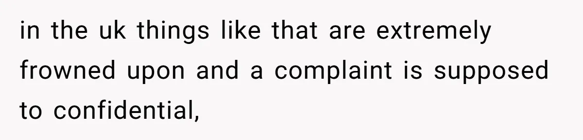 Employee Reports HR Rep For Accusing Them Of Taking Drugs During Zoom Meeting, Rep Gets Suspended in the uk things like that are extremely frowned upon and a complaint is supposed to confidential,