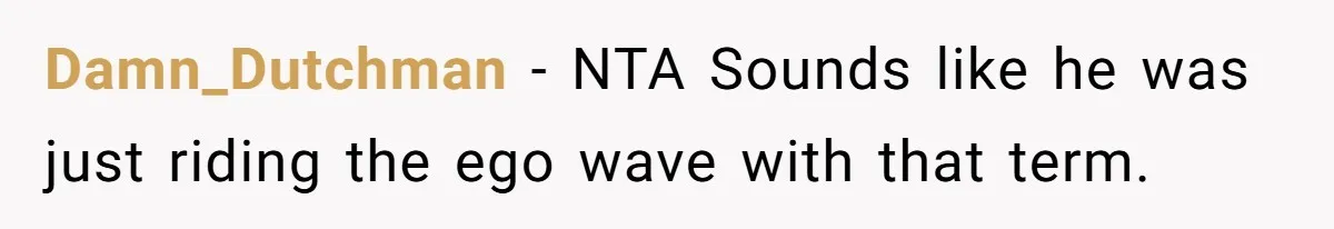 Man Says He Knows Japanese Culture Better, Wife Disagrees Publicly Damn_Dutchman − NTA Sounds like he was just riding the ego wave with that term.