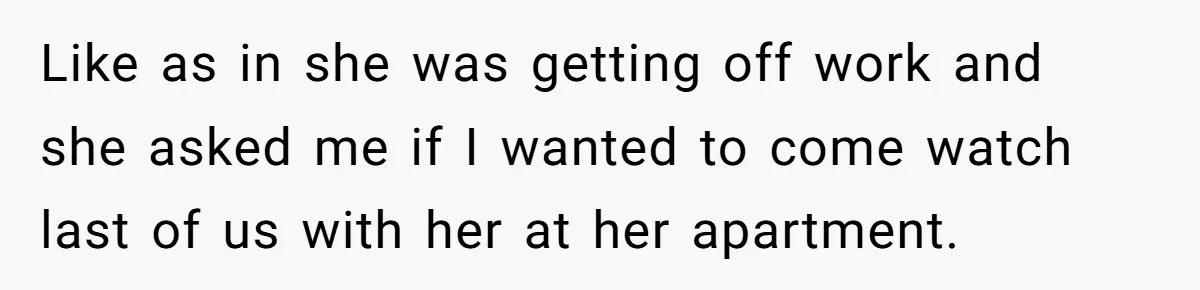 Uncle Risks Being the “Villain” for Love After Meeting a Girl at a Chicken Wing Place Like as in she was getting off work and she asked me if I wanted to come watch last of us with her at her apartment.