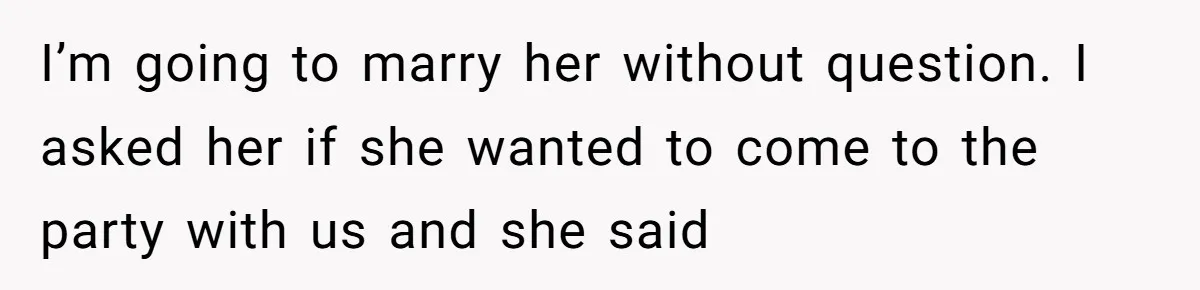Uncle Risks Being the “Villain” for Love After Meeting a Girl at a Chicken Wing Place I’m going to marry her without question. I asked her if she wanted to come to the party with us and she said