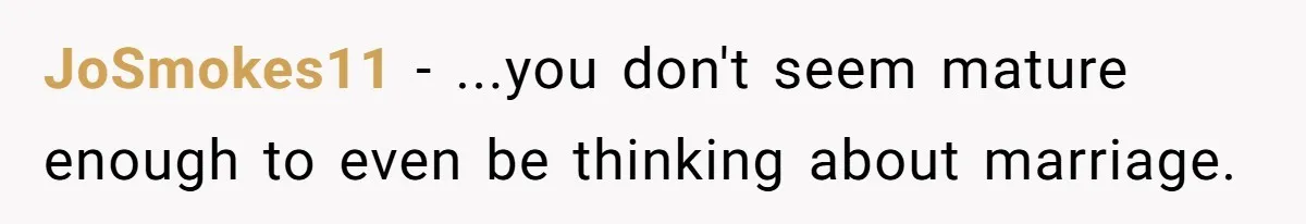 Uncle Risks Being the “Villain” for Love After Meeting a Girl at a Chicken Wing Place JoSmokes11 − ...you don't seem mature enough to even be thinking about marriage.