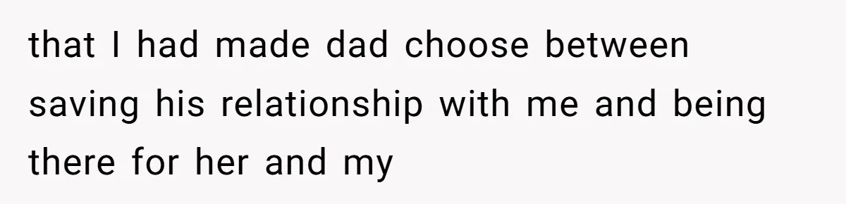 A Teenager Refuses to Apologize for Making His Father Miss a Brother’s Birth that I had made dad choose between saving his relationship with me and being there for her and my