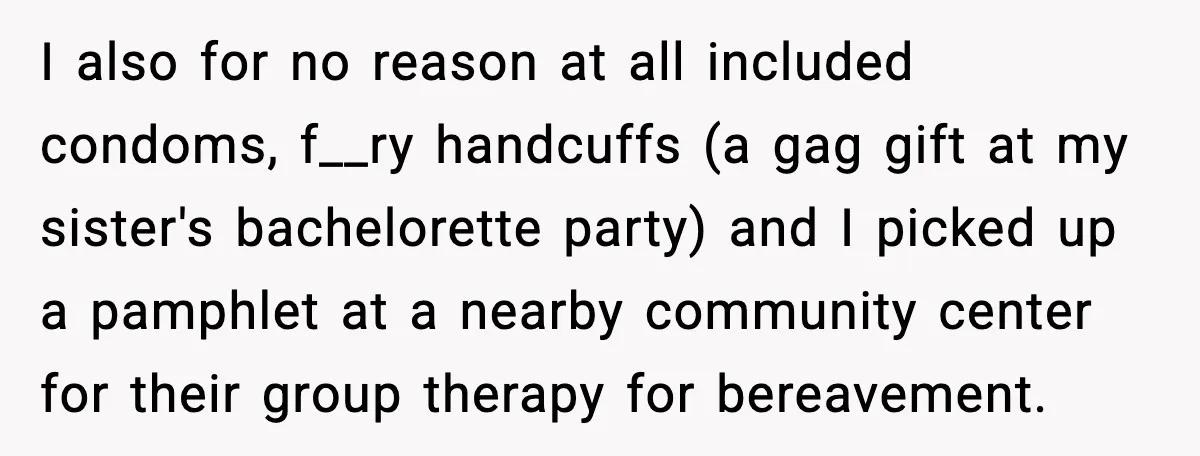 Employees Push Back After Being Forced to Empty Bags in Front of Customers I also for no reason at all included condoms, f__ry handcuffs (a gag gift at my sister's bachelorette party) and I picked up a pamphlet at a nearby community center...