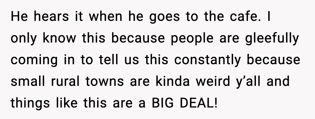 Stubborn Customer Misgenders Employee, Then Gets A Taste Of His Own Logic He hears it when he goes to the cafe. I only know this because people are gleefully coming in to tell us this constantly because small rural towns are kinda...