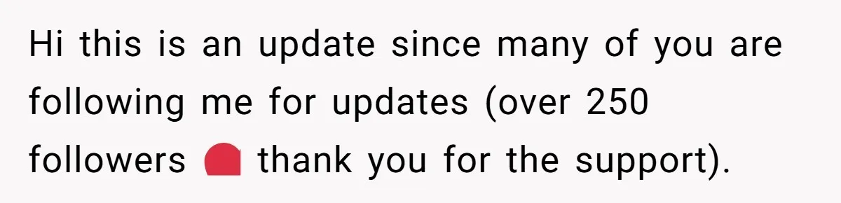 He Finally Asked to Host Christmas, and His Ex Declared War Hi this is an update since many of you are following me for updates (over 250 followers ❤️ thank you for the support).