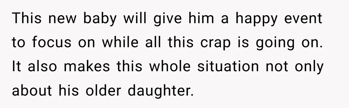 He Finally Asked to Host Christmas, and His Ex Declared War This new baby will give him a happy event to focus on while all this crap is going on. It also makes this whole situation not only about his older...