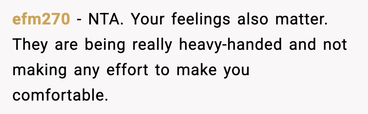 Parents Plan to Adopt a Teen, Then Tell Their 15-Year-Old to Give Up Her Room efm270 - NTA. Your feelings also matter. They are being really heavy-handed and not making any effort to make you comfortable.