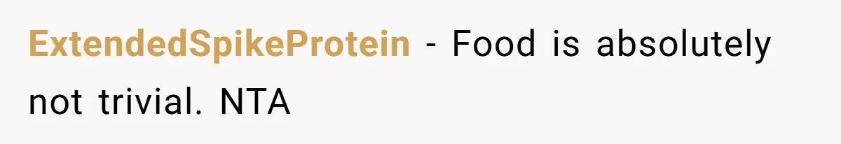 ExtendedSpikeProtein − Food is absolutely not trivial. NTA