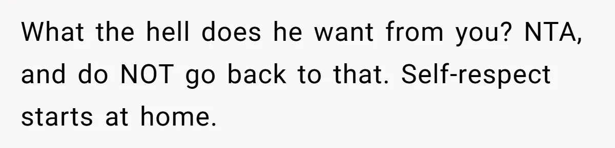 Fiancé Cancels Wedding Unless She Loses Weight, Then Demands Nude Weigh-In What the hell does he want from you? NTA, and do NOT go back to that. Self-respect starts at home.