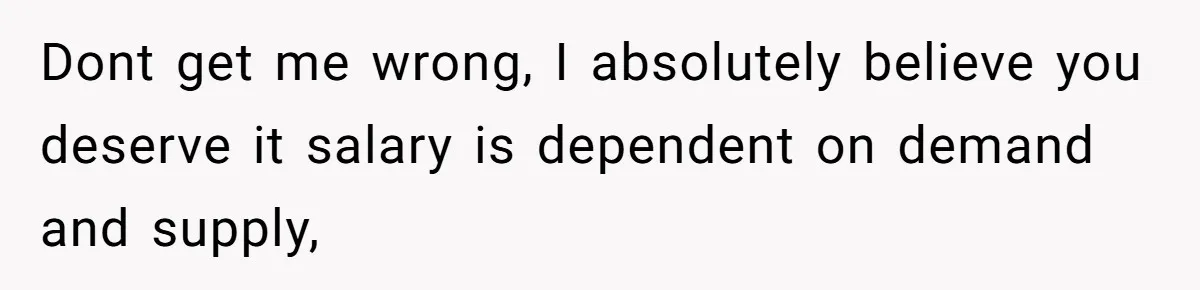 Young Woman Reveals Her Software Engineer Salary, Uncle Says She Doesn’t Deserve It Dont get me wrong, I absolutely believe you deserve it salary is dependent on demand and supply,