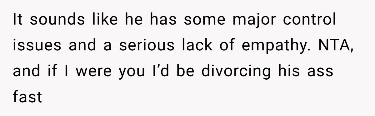 She Works Overnights, Raises Two Kids, and Still Makes Dinner. Now Her Husband Is Mad She Won’t Pack His Lunch. It sounds like he has some major control issues and a serious lack of empathy. NTA, and if I were you I’d be divorcing his ass fast