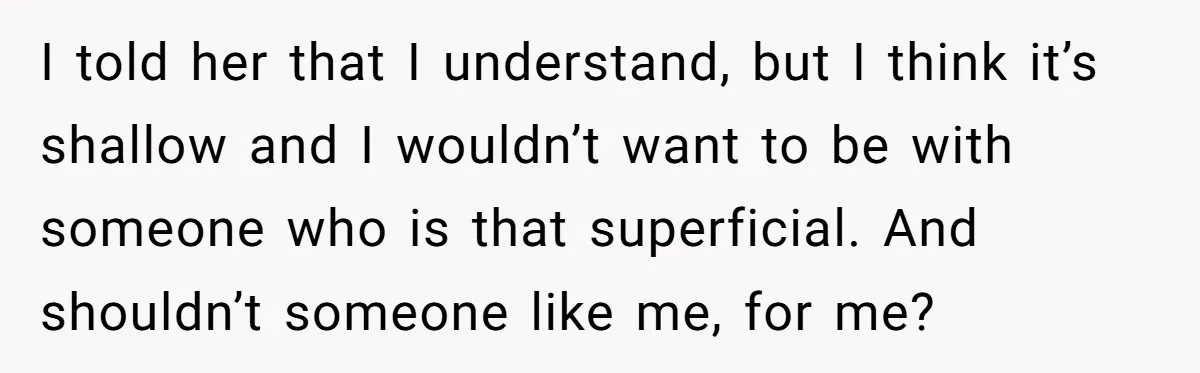 She Stopped Shaving Her Legs. Her Friends Won’t Stop Talking About It. I told her that I understand, but I think it’s shallow and I wouldn’t want to be with someone who is that superficial. And shouldn’t someone like me, for me?