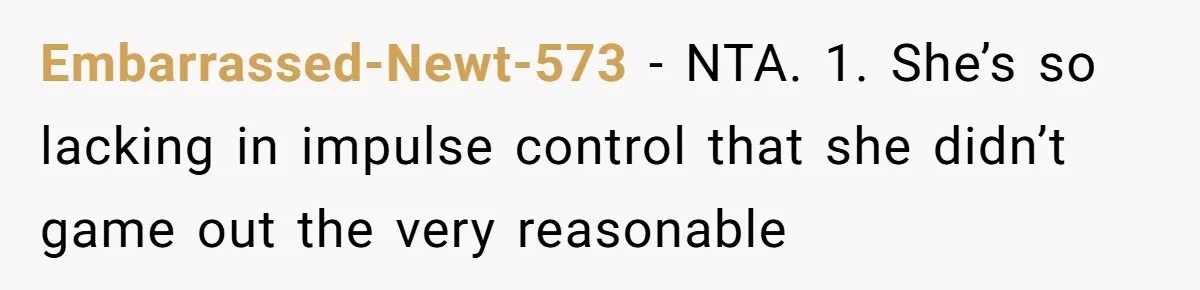 Woman Refuses To Watch Sister-In-Law's Kids Ever Again After She Calls The Cops Over Late Pickup Embarrassed-Newt-573 − NTA. 1. She’s so lacking in impulse control that she didn’t game out the very reasonable