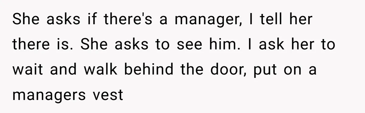 He Asked for “No Dirty Mexicans.” The Salesman Gave Him Exactly What He Asked For. She asks if there's a manager, I tell her there is. She asks to see him. I ask her to wait and walk behind the door, put on a managers...