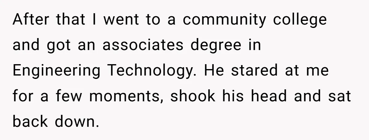 He Asked for “No Dirty Mexicans.” The Salesman Gave Him Exactly What He Asked For. After that I went to a community college and got an associates degree in Engineering Technology. He stared at me for a few moments, shook his head and sat back...