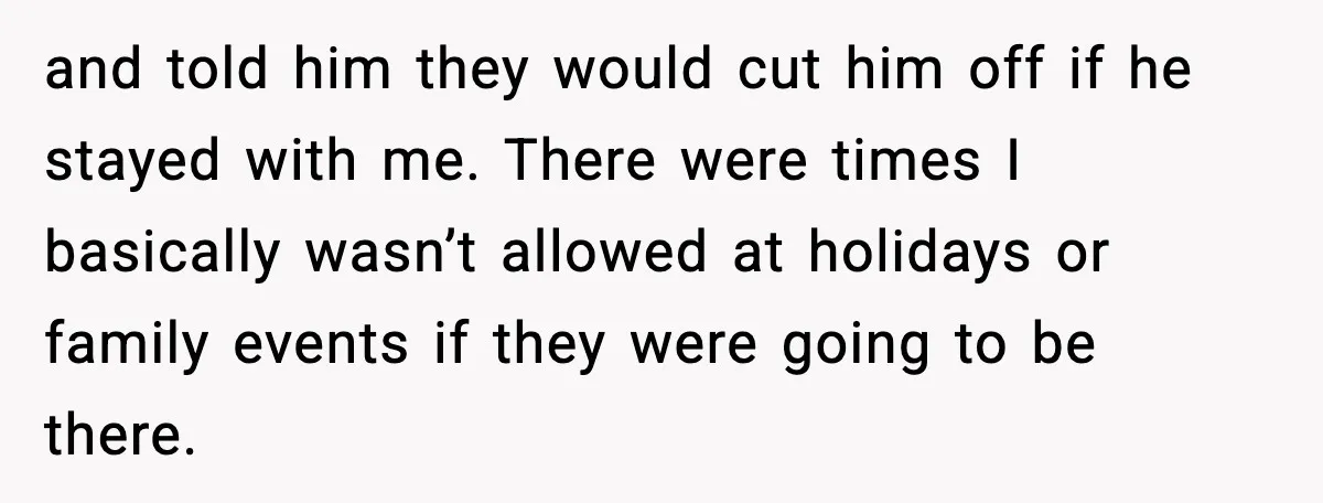 Woman Forgives Stepdaughters Yet Chooses Distance After Decades of Rejection and told him they would cut him off if he stayed with me. There were times I basically wasn’t allowed at holidays or family events if they were going to...