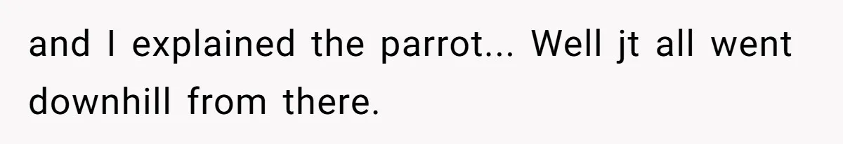Stepmom Says No To Stepdaughter’s Wedding Prep Because Of Her Rescue Parrot and I explained the parrot... Well jt all went downhill from there.