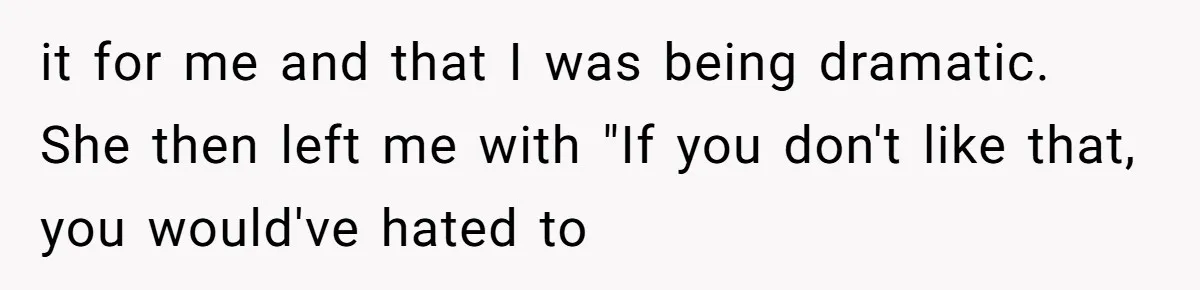Love in the Kitchen: The Mystery of Why One Redditor Left Dinner on the Table it for me and that I was being dramatic. She then left me with "If you don't like that, you would've hated to