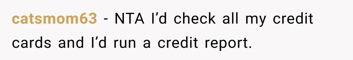 Wife Struggles To Afford Nursery While Unemployed Husband Refuses To Quit $250 Massages catsmom63 − NTA I’d check all my credit cards and I’d run a credit report.
