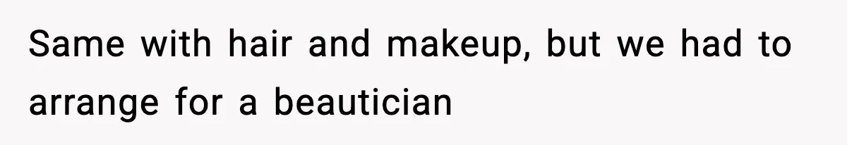 Bride Expected Her Twin To Gain Weight, Got A Reality Check Instead Same with hair and makeup, but we had to arrange for a beautician