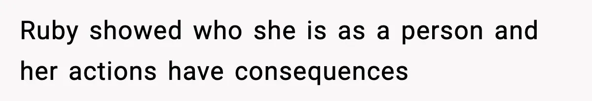 Woman Refuses To Attend SIL’s Baby Shower After Cruel Comments About Her Pregnancy Ruby showed who she is as a person and her actions have consequences
