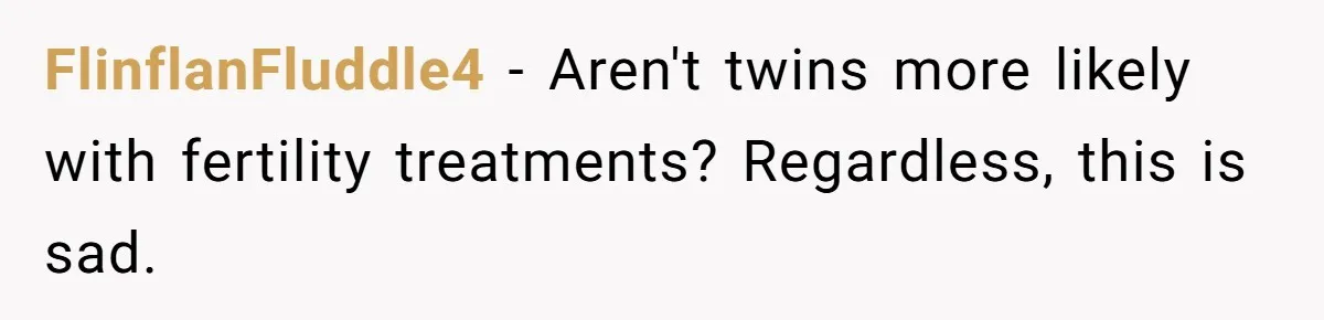 Boy Finally Calls Out Parents For Favoring Twins, They Accuse Him Of Emotional Manipulation FlinflanFluddle4 − Aren't twins more likely with fertility treatments? Regardless, this is sad.