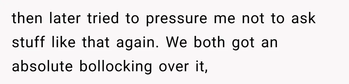 Boss Says “Don’t Disappear,” Employee Sends 9 Bathroom Updates In One Day then later tried to pressure me not to ask stuff like that again. We both got an absolute bollocking over it,