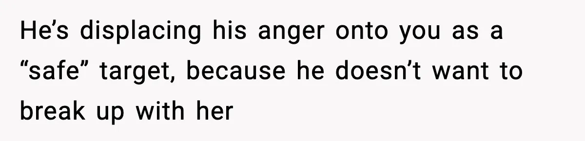 Couple Uninvites Friend From Wedding But Still Wants To Use His Property, He Refuses He’s displacing his anger onto you as a “safe” target, because he doesn’t want to break up with her