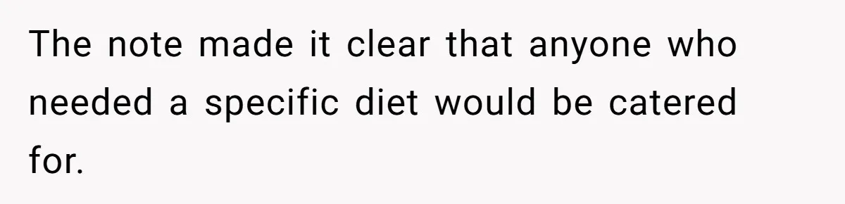 Bride Refuses To Serve Meat At Wedding, Tells Meat-Loving Uncle To Bring McDonald’s If He Can’t Cope The note made it clear that anyone who needed a specific diet would be catered for.