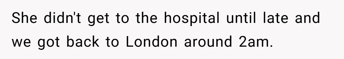 Man Abandons Partner Post-Surgery To Watch Football, Says She “Ruined The Night” By Needing A Ride She didn't get to the hospital until late and we got back to London around 2am.