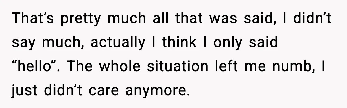 Ex-Fiancé Ghosts On Wedding Day Then Messages Her Two Years Later That’s pretty much all that was said, I didn’t say much, actually I think I only said “hello”. The whole situation left me numb, I just didn’t care anymore.