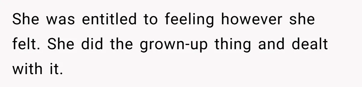 Daughter Posted Stepmom’s Therapy Journal Online, Family Imploded She was entitled to feeling however she felt. She did the grown-up thing and dealt with it.