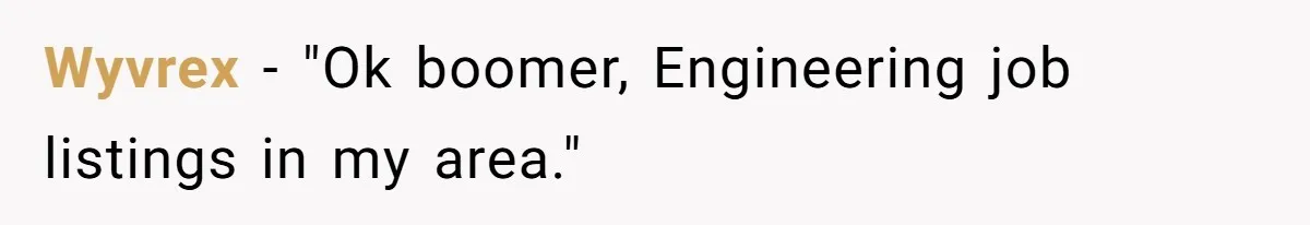 What Happens When Voice Assistance Answers You Like A Real Boomer Wyvrex − "Ok boomer, Engineering job listings in my area."