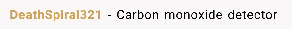 Small Buys, Big Shifts: Life Upgrades Hiding In Plain Sight For Less Than $100 DeathSpiral321 − Carbon monoxide detector
