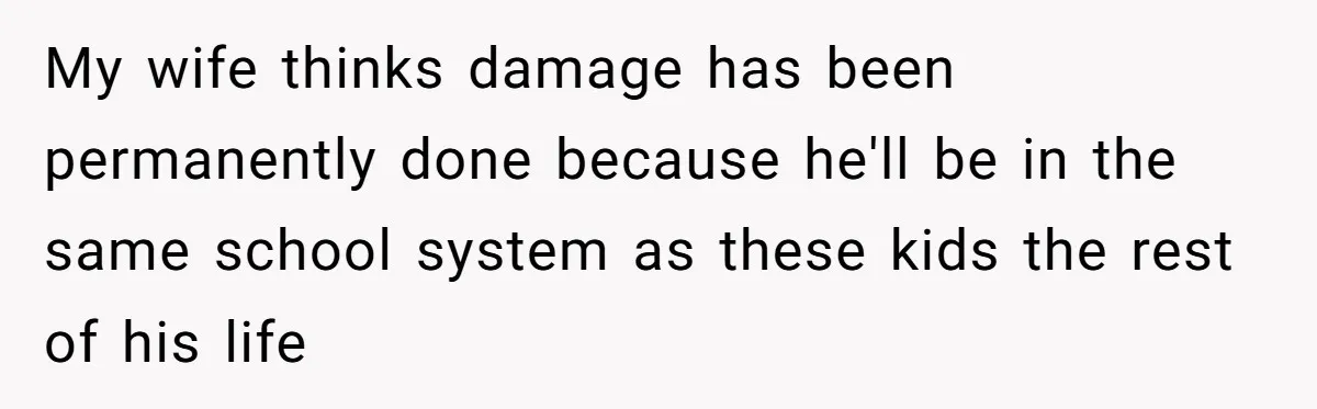 Dad Let His Son Wear A Dress To School, Then His Son Paid The Price My wife thinks damage has been permanently done because he'll be in the same school system as these kids the rest of his life